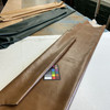 Medium Brown Natural Grain Premium Leather Hide | Chrome Tanned | 40+ Square Feet | 1.2 mm / 3 Ounce | Upholstery Leather