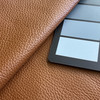 Cognac Brown Pebbled Top Grain Premium Leather Hide | Chrome Tanned | 20 + Square Feet | 1.5 mm / 4 ounce | Half Hide | Upholstery Leather