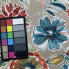 1.33 Yard Piece of Solarium Colsen in Sonoma | OUTDOOR Home Decor Fabric | Floral in Orange / Blue / Taupe | Richloom | Medium Weight | 54" Wide | By the Yard (Also Sku fdc0123-0599512)