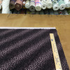 3.75 Yard Piece of Purple and Black Bias Stripe Leopard | Printed Matte Jersey Knit Stretch Fabric | Clothing and Apparel | By the Yard | 48 inch wide