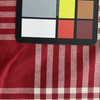 1.25 Yard Piece of Faulkner in Flame | Upholstery / Drapery Fabric | Plaid in Red / White | Medium Weight | 54" Wide | By the Yard