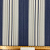 Recacril Striped Blue / Grey / White | Waterproof Awning & Marine Canvas | 100% Solution Dyed Acrylic | 47" Wide | By the Yard
