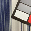 Recacril Striped Blue / Grey / White | Waterproof Awning & Marine Canvas | 100% Solution Dyed Acrylic | 47" Wide | By the Yard