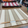 Recacril Striped Brown / Green / Mustard  | Waterproof Awning & Marine Canvas | 100% Solution Dyed Acrylic | 47" Wide | By the Yard