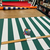 Recacril Big Sur Stripe Forever Green R-9611 | Waterproof Awning & Marine Canvas | 100% Solution Dyed Acrylic | 60" Wide | By the Yard