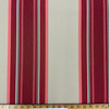 Recacril Nolita Stripe R-281 Red / Coral / Beige  | Waterproof Awning & Marine Canvas | 100% Solution Dyed Acrylic | 47" Wide | By the Yard