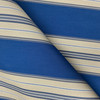 Recacril Tona Stripe R-445 Blue / Grey / White  | Waterproof Awning & Marine Canvas | 100% Solution Dyed Acrylic | 47" Wide | By the Yard