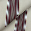 Recacril Breda Stripe R-843 Burgundy / Beige / White | Waterproof Awning & Marine Canvas | 100% Solution Dyed Acrylic | 47" Wide | By the Yard