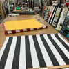 Recacril Black and White Stripe R-017 | Waterproof Awning & Marine Canvas | 100% Solution Dyed Acrylic | 47" Wide | By the Yard