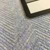 1.5 Yard Piece of Bogart in Periwinkle | Raise Chevron Microfiber in Blue | Upholstery Fabric | Regal Fabrics Brand | 54" Wide | By the Yard