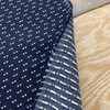 2 Yard Piece of Sunbrella Marine Dinghy 44405-0002 Navy | Heavyweight Outdoor, Basketweave Fabric | Home Decor Fabric | 54" Wide