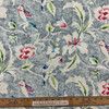 Forest View in Vapor | Home Decor Fabric | Parrots Floral in Blue / Green / Red / White  | PK Lifestyles | 54" Wide | By the Yard