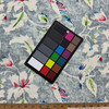 Forest View in Vapor | Home Decor Fabric | Parrots Floral in Blue / Green / Red / White  | PK Lifestyles | 54" Wide | By the Yard