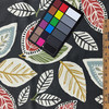 Honshu in River Rock | Home Decor Fabric | Leaves in Red / Green / Gold / Black | Covington | 54" Wide | By the Yard