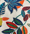 Mitzi in Regatta | Home Decor Fabric | Multicolored Floral on White  | Covington | 54" Wide | By the Yard
