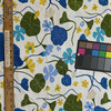 Nasturtiums in Blueberry | Home Decor Fabric | Floral in Blue / Yellow / Green / White | PK Lifestyle | 54" Wide | By the Yard