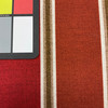 Malbers in Red | Outdoor Waterproof Upholstery Fabric | Stripes | Red / Brick Orange / Beige | Richloom Brand | 100% Polyester | 54" Wide | By the Yard