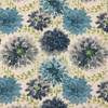 Gardenia in Seaglass | Outdoor Waterproof Upholstery Fabric | Floral | Blue / Green / White | Richloom Brand | 100% Polyester | 54" Wide | By the Yard.