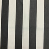 Awning Stripe in Black and Ivory | Outdoor Waterproof Upholstery Fabric | 4" Stripes | 54" Wide | By the Yard.