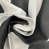 Awning Stripe in Black and Ivory | Outdoor Waterproof Upholstery Fabric | 4" Stripes | 54" Wide | By the Yard.