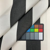 Awning Stripe in Black and Ivory | Outdoor Waterproof Upholstery Fabric | 4" Stripes | 54" Wide | By the Yard