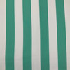 Cabana Stripe in Mint | Outdoor Waterproof Upholstery Fabric | Stripes | Minty Green / White | Richloom Brand | 100% Polyester | 54" Wide | By the Yard