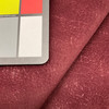 Mottled Design Flocked Velvet in Burgundy | Upholstery Fabric | Heavy Weight | 54" Wide | By the Yard
