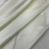 Solid Cream Off White | Satin Acetate Lining Fabric | Nylon | Lightweight | 60" Wide | By the Yard