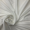 Solid White | Apparel / Drapery / Lining Fabric | Nylon | Lightweight | 60" Wide | By the Yard