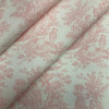 Jamestown Toile in Baby Pink | Home Decor / Curtain Fabric | Pink and White | Premier Prints | 100% Cotton | 54" Wide | By the Yard