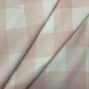 Anderson in Blush | Home Decor / Curtain Fabric | Buffalo Plaid | Pink and White | Premier Prints | 100% Cotton | 54" Wide | By the Yard