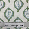 Stout Gentle in Breeze | Home Decor / Curtain Fabric | Medallion | Green / Blue / White | 100% Cotton | 54" Wide | By the Yard