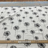 2 Yard Piece of Premier Prints Dandelion Cotton Duck White/Black | Medium Weight Duck Fabric | Home Decor Fabric | 54" Wide