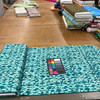 Boho Spirit Texture in Caribbean | Banyan Batiks | Quilting Fabric | 44" Wide | 100% Cotton | Abstract | Ocean Teal Blue / Light Green