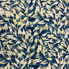 Boho Spirit Leaves in Navy | Banyan Batiks | Quilting Fabric | 44" Wide | 100% Cotton | Abstract Leaves | Navy Blue / Light Green