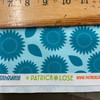 Fall Color Floral Silhouette in Teal | Northcott | Quilting Fabric | 44" Wide | 100% Cotton | Floral | Teal Blue / Light Blue
