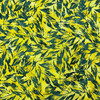 Boho Spirit Leaves in Sunshine | Banyan Batiks | Quilting Fabric | 44" Wide | 100% Cotton | Abstract Leaves | Yellow / Green