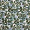 Stonehenge Eagle Pass Packed Trees in Blue Multi | Northcott | Quilting Fabric | 44" Wide | 100% Cotton | Trees | Green / Blue / Brown