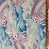 Sparkle Magic Unicorn Cloud in Blue Multi | Northcott | Quilting Fabric | 44" Wide | 100% Cotton | Rainbow / Unicorn / Glitter | Pink / Blue / White