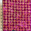 Garden Groove Small Flower in Beet Juice | Banyan Batiks | Quilting Fabric | 44" Wide | 100% Cotton | Floral | Fuchsia Pink / Orange