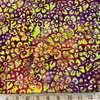 Garden Groove Main Floral in Berry Blend | Banyan Batiks | Quilting Fabric | 44" Wide | 100% Cotton | Floral | Red / Purple / Yellow