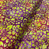 Garden Groove Main Floral in Berry Blend | Banyan Batiks | Quilting Fabric | 44" Wide | 100% Cotton | Floral | Red / Purple / Yellow