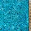 Garden Groove Dot in Tropic Bay | Banyan Batiks | Quilting Fabric | 44" Wide | 100% Cotton | Circle Design | Blue / Green