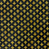Mardi Gras Fleur De Lis Toss in Black Gold | Northcott | Quilting Fabric | 44" Wide | 100% Cotton | Fleur De Lis | Gold / Yellow / Black