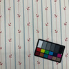 Anchor Stripes in Red / Blue / White | Home Decor / Curtain Fabric | Slub Canvas | Nautical | 100% Cotton | 54" Wide | By the Yard