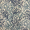 Coral Reef Vista in Tropical | Home Decor / Curtain Fabric | Slub Canvas | Blue and White | Scott Living for Premier Prints | 100% Cotton | 54" Wide | By the Yard