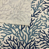 Coral Reef Vista in Tropical | Home Decor / Curtain Fabric | Slub Canvas | Blue and White | Scott Living for Premier Prints | 100% Cotton | 54" Wide | By the Yard