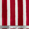 Red and White Stripe | Home Decor / Curtain Fabric | Slub Canvas | Painterly Stripes | Premier Prints | 100% Cotton | 54" Wide | By the Yard