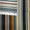 Labrisa in Rattan | Outdoor Waterproof Upholstery Fabric | Stripes | Brown / Tan / Black / Grey / White | Richloom Brand | 100% Polyester | 54" Wide | By the Yard.