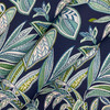 Crestwood in Marine | Outdoor Waterproof Upholstery Fabric | Stylized Foliage | Green / Blue / Turquoise | Richloom Brand | 100% Polyester | 54" Wide | By the Yard